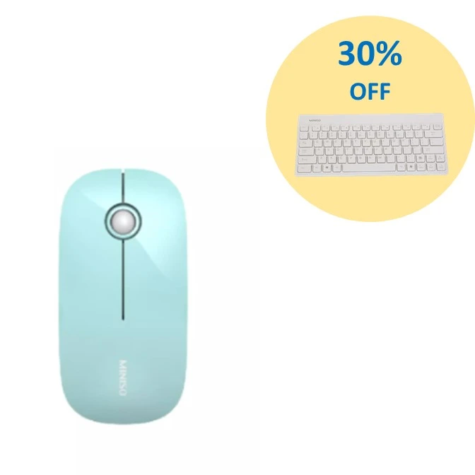BUY 1 MINISO MOUSE AND GET THE MINISO KEYBOARD FOR 30% OFF!